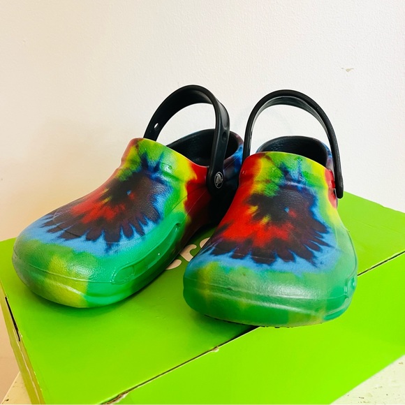 NIB tie dye crocs - Picture 3 of 8